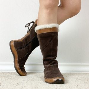 Janey Brown Suede Moccasin Boots | Poshmark